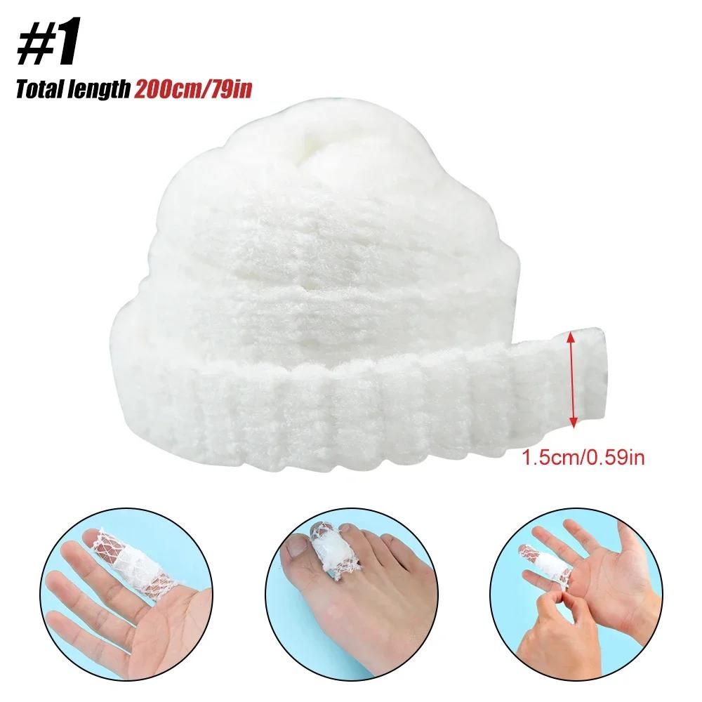 Трубчатый эластичный сетчатый бинт для фиксации раневой повязки, трубчатый эластичный марлевый бинт без использования клейкой ленты