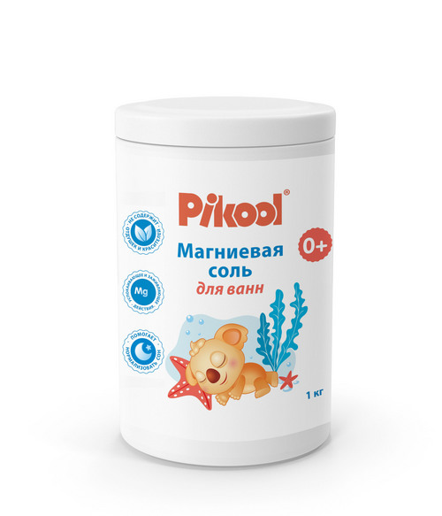 Соль д/ванн Пикул детская Магниевая 1000 г
