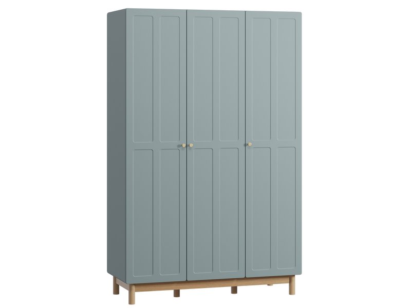 Распашной шкаф Виклу-3 Greenish Oak