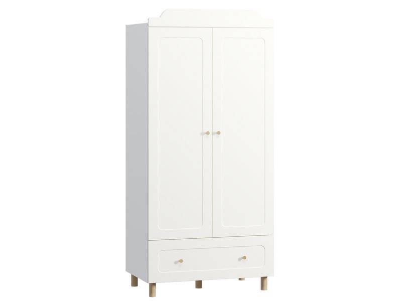 Распашной шкаф Велди-2 Milk